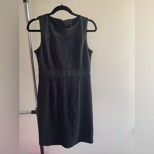 Apt. 9 Black Lace Panel Mini Dress